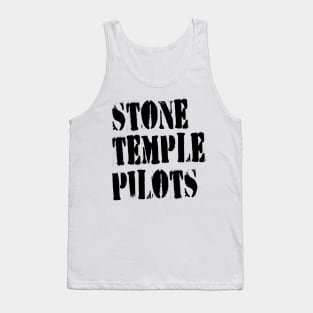 stone temple pilots black text Tank Top
